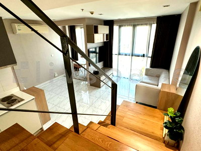 คอนโดให้เช่า : ▚ L0JC29ツ ให้เช่า Ideo Mobi Sathorn 2Bed Duplex 60ตร.ม. ห้องใหญ่ 2ชั้น แต่งสวย ราคาดีมาก ติด BTS กรุงธนบุรี 0 เมตร✨