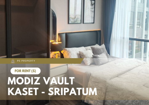 ให้เช่า ✨ MODIZ VAULT Kaset - Sripatum ✨ เฟอร์นิเจอร์ และ เครื่องใช้ไฟฟ้าครบ ติด ม.เกษตร ใกล้ ม.ศรีปทุม