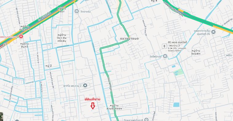 ขายที่ดิน 403 ตร.ว. เขตจอมทอง