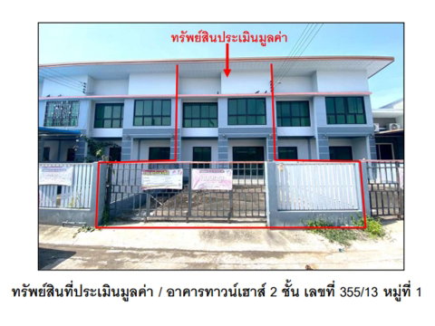 TOWN HOUSE 25 Sq.w. Phatthana Nikhom Lopburi for 1.3M