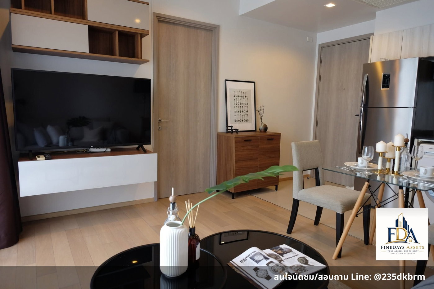 รูป FD-084918✨ ให้เช่าด่วน! HQ Thonglor (เอชคิว ทองหล่อ) 1 ห้องนอน 43 ตร.ม. แต่งครบ มีอ่างอาบน้ำ ใก - รูปที่ 5/10