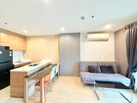 For Rent❗️"𝑹𝒉𝒚𝒕𝒉𝒎 𝑹𝒂𝒕𝒄𝒉𝒂𝒅𝒂-𝑯𝒖𝒂𝒊𝒌𝒉𝒘𝒂𝒏𝒈"  1 Bed 1 Bath,Size 46 Sq.m., High Floor, Near MRT-Huaikhwang 