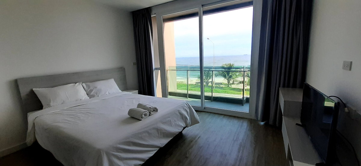 รูป The Ultimate River Beach Condo, Seaview หาดแสงจันทร์ ระยอง วิวทะเล  พื้นที่ขนาด 35ตรม ห้องดีลักซ์  ชั้น 7 - รูปที่ 28/35