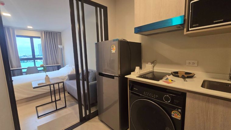 Studio condo for rent, 25 sqm, dcondo calm Ramkhamhaeng 40