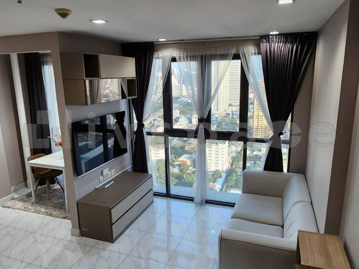รูป ▚ L0JC29ツ ให้เช่า Ideo Mobi Sathorn 2Bed Duplex 60ตร.ม. ห้องใหญ่ 2ชั้น แต่งสวย ราคาดีมาก ติด BTS กรุงธนบุรี 0 เมตร✨ - รูปที่ 2/16