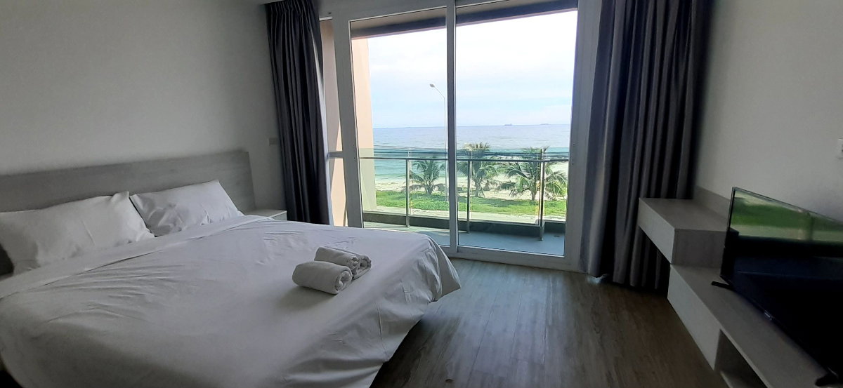 รูป The Ultimate River Beach Condo, Seaview หาดแสงจันทร์ ระยอง วิวทะเล  พื้นที่ขนาด 35ตรม ห้องดีลักซ์  ชั้น 7 - รูปที่ 27/35