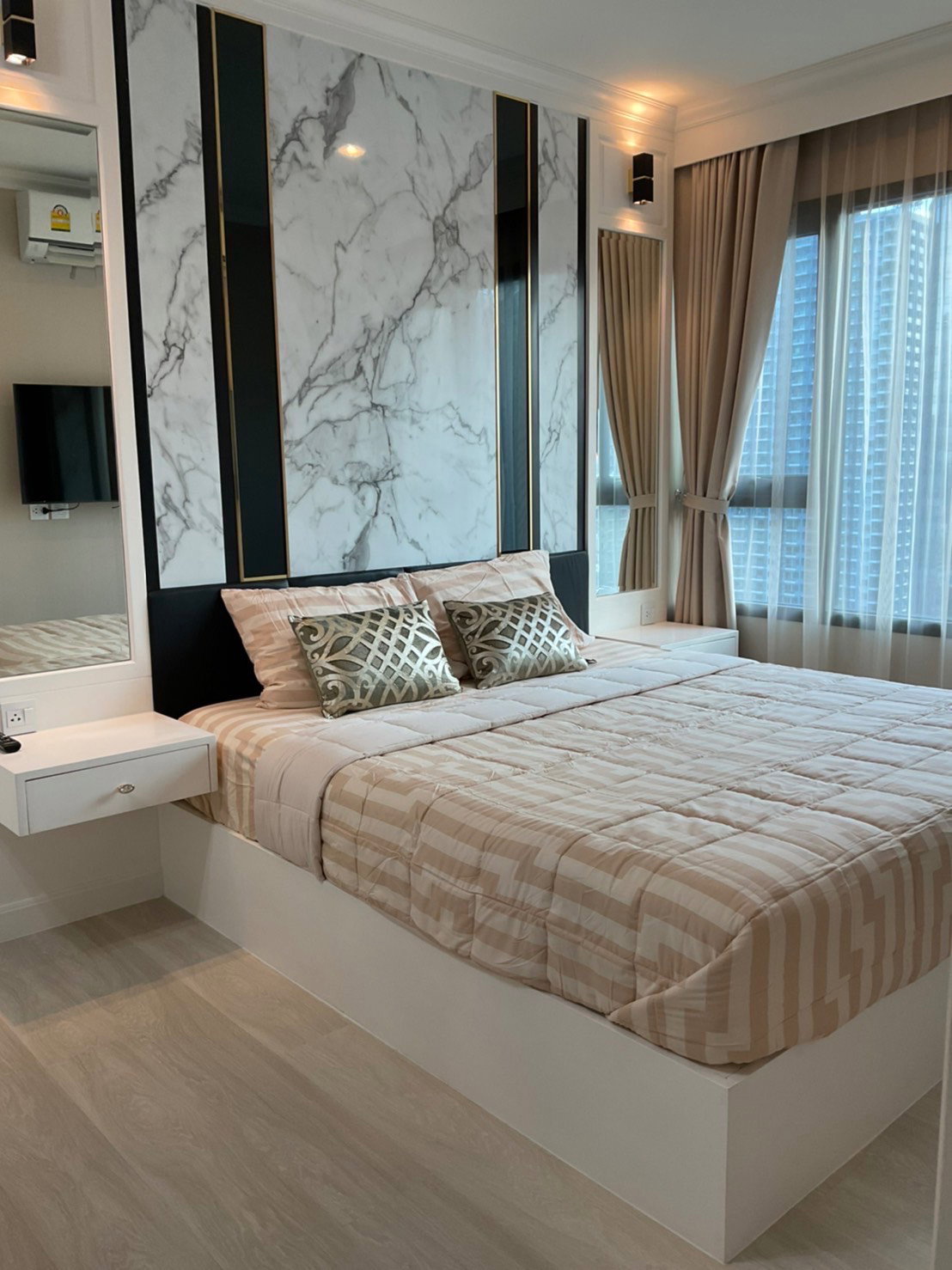 SpaceUTH 🔥 ห้องหายาก สวยชั้นสูง พร้อมเข้าอยู่! Life Asoke 2 ห้องนอน 55 ตร.ม. | ทิศเหนือ วิวโล่ง เฟอร์ครบ | 35,000/เดือน SP0039