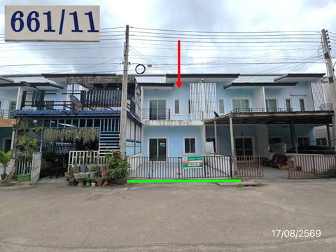 TOWN HOUSE 22.5 Sq.w. Pluak Daeng Rayong for 1.6M