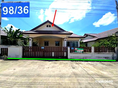 บ้านเดี่ยว ระยอง : บ้านเดี่ยว 52.3 ตร.วา ปรีดาแกรนด์(นิภาภิรมณ์) นิคมพัฒนา ระยอง 1.9M