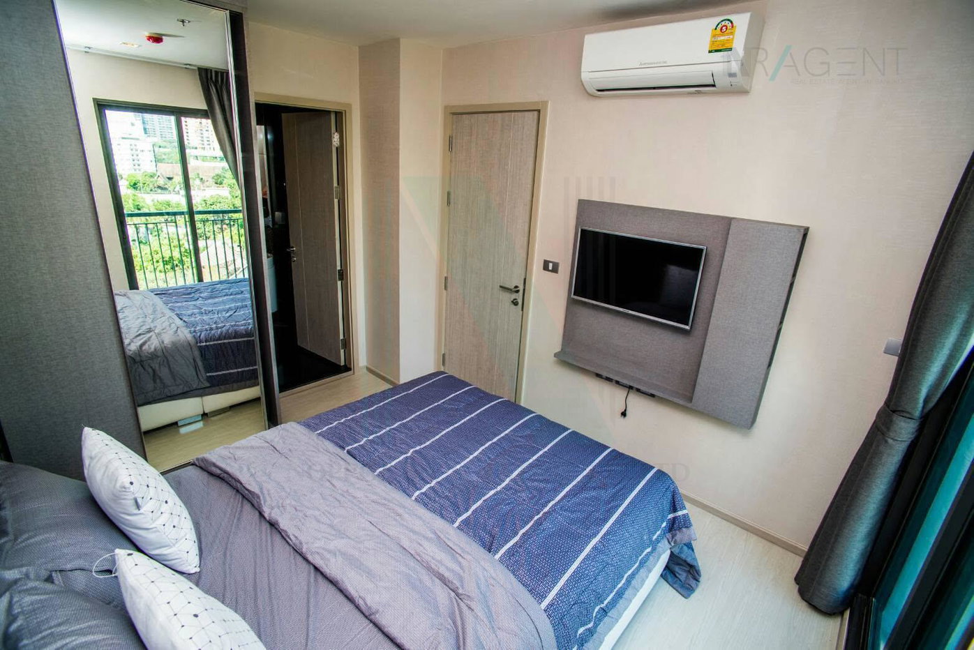 รูป ให้เช่าคอนโด ริทึ่ม สุขุมวิท 36-38 อาคาร  ชั้น 7 1 ห้องนอน ขนาด 34 ตรม ใกล้ Rain Hill - รูปที่ 6/8