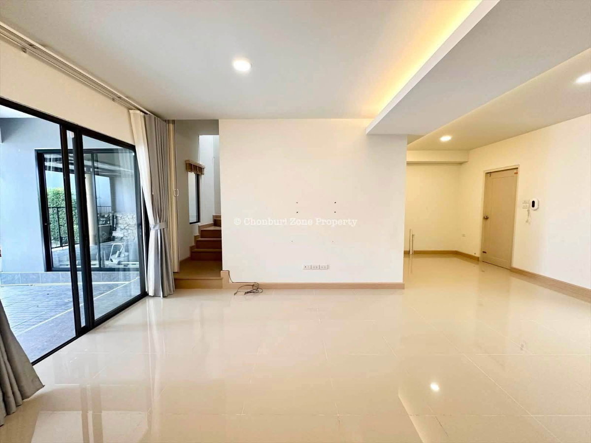 รูป ให้เช่าบ้านแฝด สไตล์มูจิมินิมอล ม.เทอเรสโฮม สวนเสือ ศรีราชา - รูปที่ 13/19