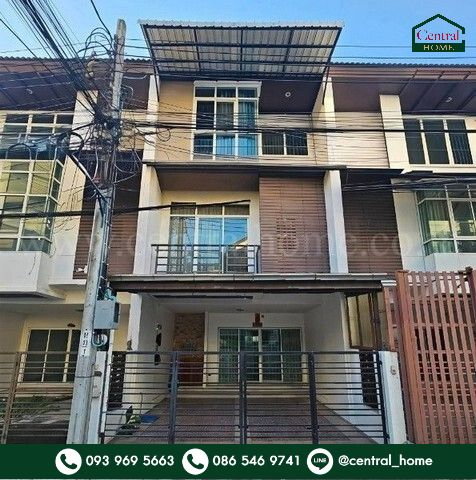 รูป ทาวน์โฮม 3.5 ชั้น เดอะ รูฟ แจ้งวัฒนะ บ้านสวยพร้อมอยู่ ราคาถูกที่สุดในโครงการ - รูปที่ 1/16