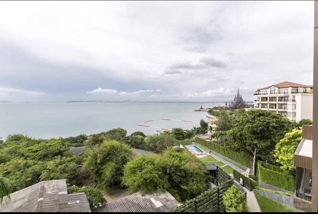 รูป 95690 - ขายคอนโดวิวทะเล พร้อมผู้เช่า บ้านปลายหาด วงศ์อมาตย์ - รูปที่ 12/12