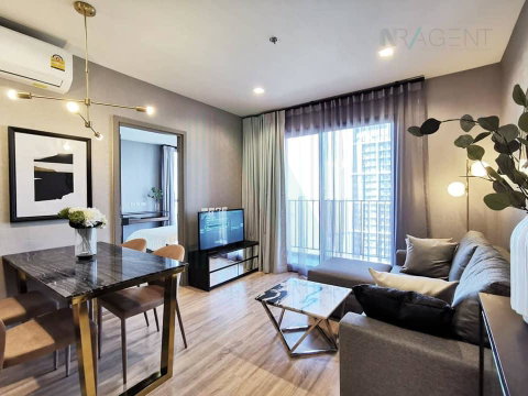 🚩Best room!🚩 ให้เช่าคอนโด เดอะ เบส การ์เดน-พระราม 9 อาคาร 1 ชั้น 30 2 ห้องนอน ขนาด 51.00 ตรม ใกล้ A-Link Square