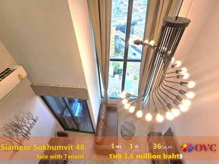 Ready for sale with an existing tenant! @Siamiss Sukhumvit 48