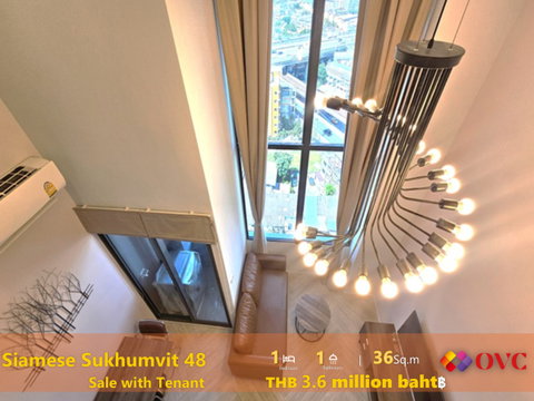 Ready for sale with an existing tenant! @Siamiss Sukhumvit 48