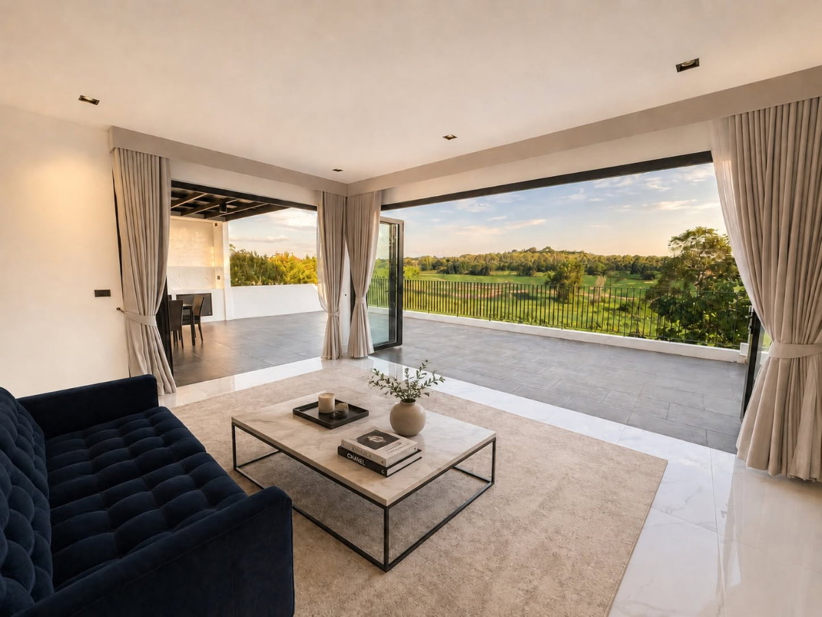 รูป NEW❗️ ให้เช่า วิวสวนเปิดโล่ง ใกล้มาบประชัน ใกล้โรงเรียนนานาชาติชั้นนำ Highgrove Villas 6 Bed - รูปที่ 4/10