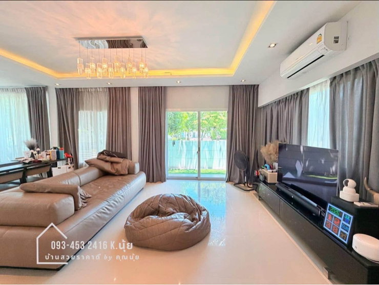 รูป 🚩บ้านหรู•น้ำไม่ท่วม💯•ชอบต่อรองได้😊🏆 **เพียง 15.9 ลบ.[ต่อรองได้]🔥🔥แปลงมุม🌿หน้าสวน  📍สายไหม-สุขาภิบาล5 [คาซ่าแกรนด์ สุขาภิบาล5] - รูปที่ 3/48