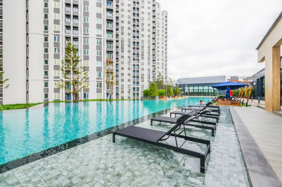 รูป ขายคอนโด Chapter One Eco รัชดา-ห้วยขวาง ชั้น 3 ทำเลดี ใกล้ MRT ห้วยขวาง - รูปที่ 8/9