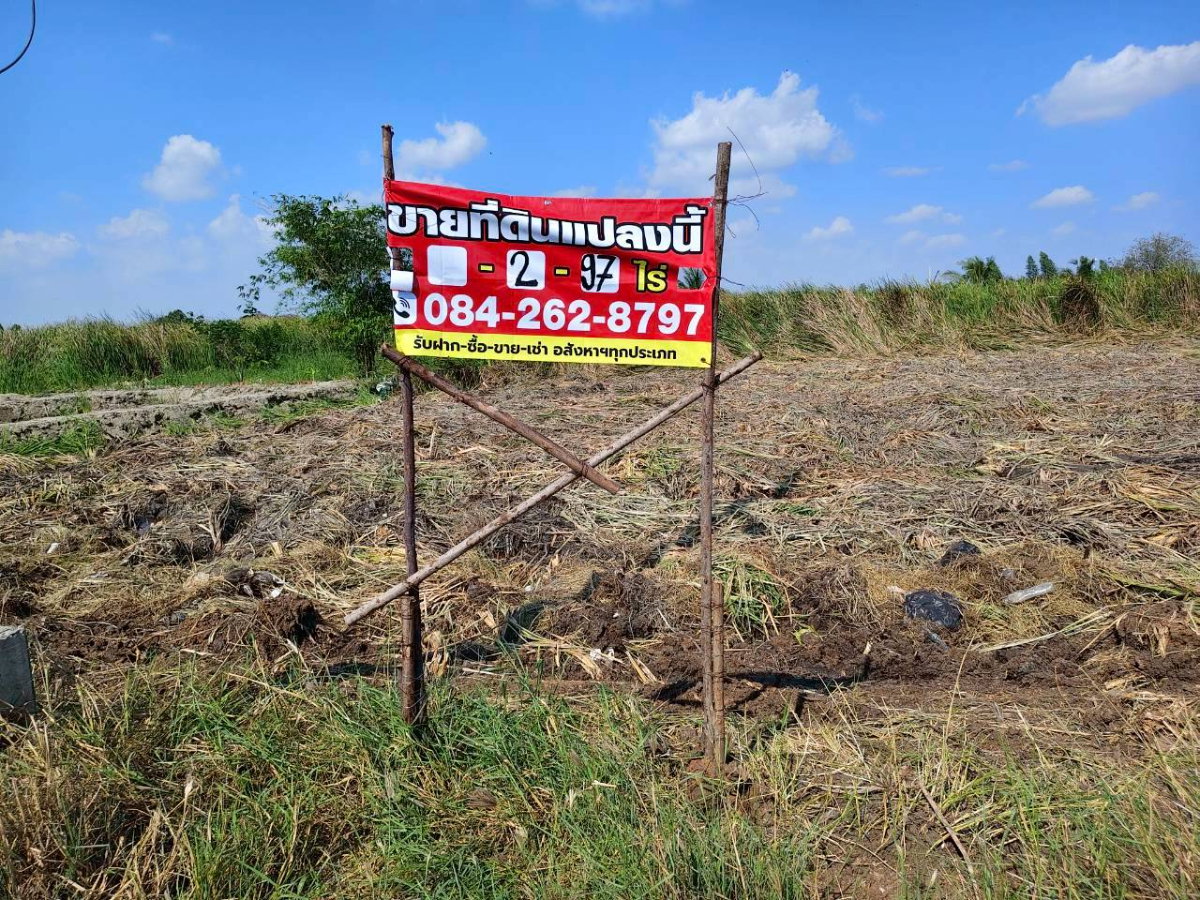 รูป 95614 - ขายที่ดินเปล่า 297 ตร.ว. บางม่วง บางใหญ่ นนทบุรี | ใกล้ตลาด แหล่งชุมชน ราคาตรว.ละ 20,000 บาท เหมาะลงทุน - รูปที่ 1/12