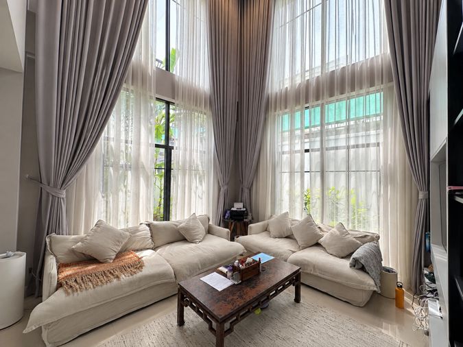 4-bed house for rent, 299 sqm, 67 sq wah, Baan Nara Wongwaen-Ramintra