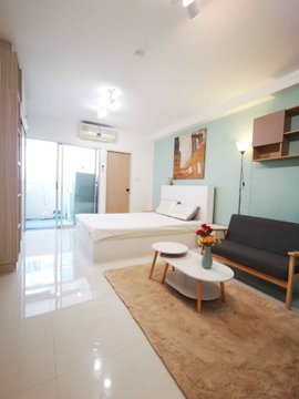 Available✅✨ Condo for Rent “Supalai City Home Ratchada 10” ✨ Near MRT Huai Khwang 850 m, convenient Ratchada location  💚 Contact LINE: @682rrwqo