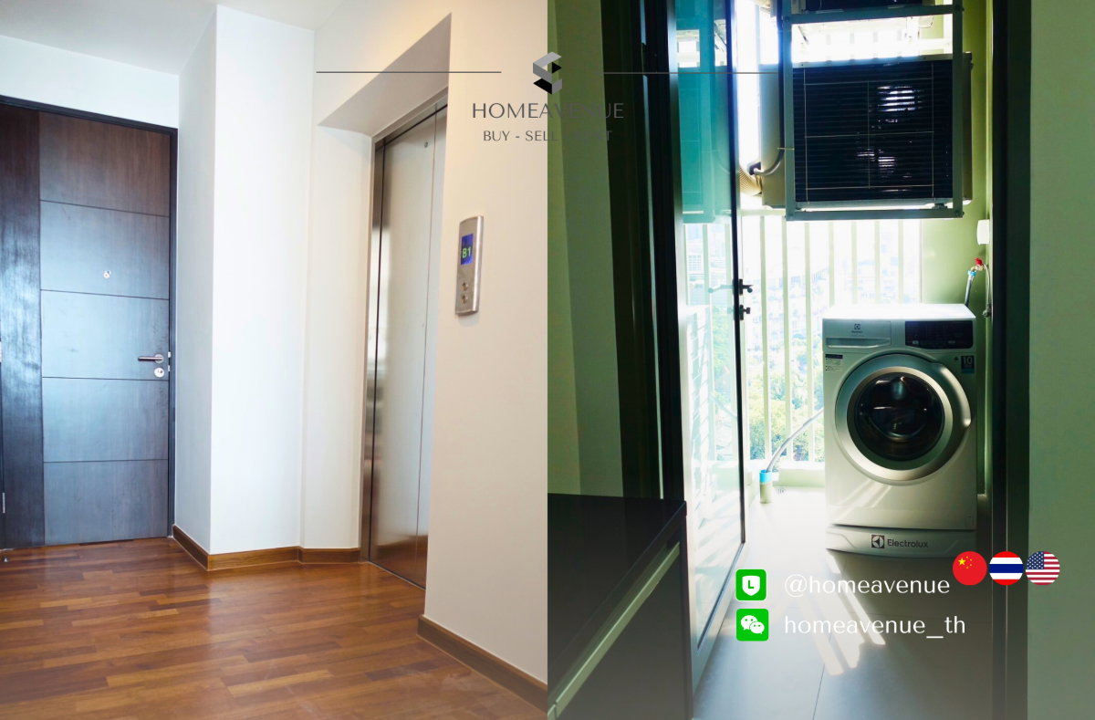 picture Highlight✨ 1Bed  🚇 Near BTS Ratchathewi🌏 TM30 Service 📲 Line: @homeavenue ⭐HA-309 - 5/6