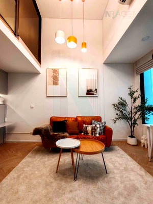 Condos for rent : For Rent Condo LANDMARK @ MRTA STATION Building C, Floor 24,Duplex, Room size 54 sqm