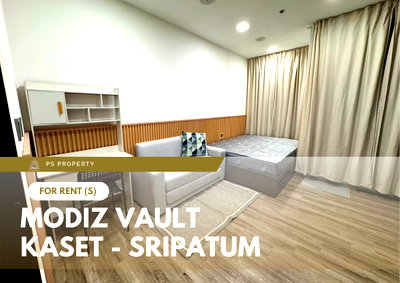 Condos for rent : For Rent 🔥 MODIZ VAULT Kaset - Sripatum 🔥 Fully furnished and equipped with appliances; right next to Kasetsart University.