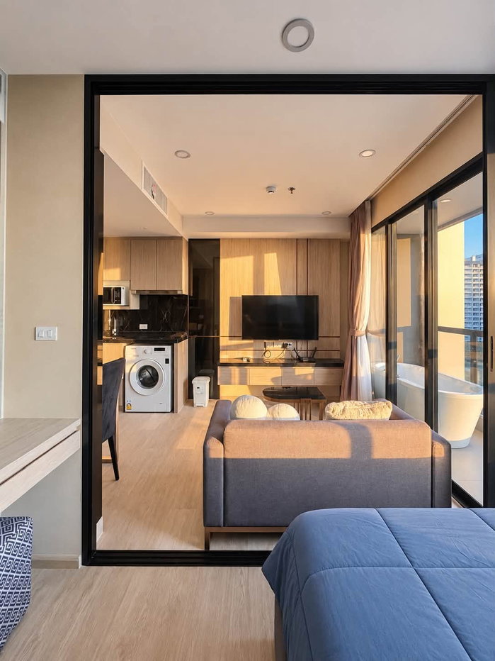 รูป NEW❗️ ให้เช่าคอนโด ถ. พระตำหนัก อำเภอบางละมุง The Panora Pattaya 1 Bed - รูปที่ 7/17