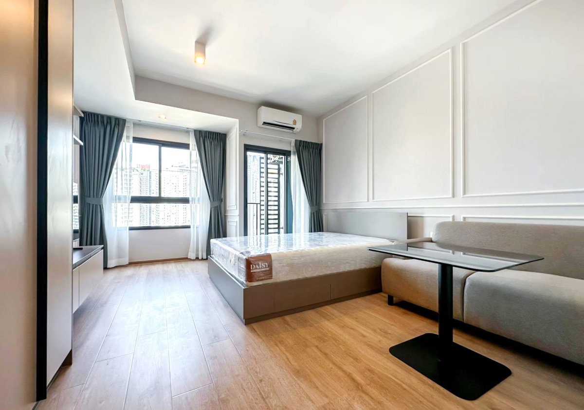 รูป 💥 [ 𝐏-𝟏𝟑𝟕𝟖𝟕𝟑 ] FOR RENT : IDEO Rama 9 - Asoke วิวเมือง ชั้นสูง! ใกล้ MRT พระราม 9 𝟏𝟗,𝟎𝟎𝟎 บาท/ด. | Line @easycondoplus | 099-229-6397 - รูปที่ 1/6