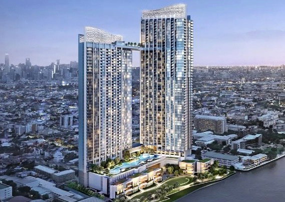 รูป ขายดาวน์ขายทุน !! โครงการ วัน เวลา ณ เจ้าพระยา ตำแหน่ง 10A05, ห้อง 1 bed ขนาด 46.80 ตรม. สัมผัสสายน้ำเจ้าพระยาแบบ Panorama กับโครงการระดับ Luxury - รูปที่ 9/11