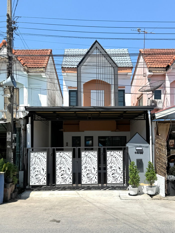 รูป บ้านเดี่ยว ทำเลดี ต้นโครงการ แต่งใหม่ หมู่บ้านอมรทรัพย์ ราคาถูก ถนนอยู่วิทยา 18 กระทุ่มราย ถนนเมน หนองจอก - รูปที่ 26/27