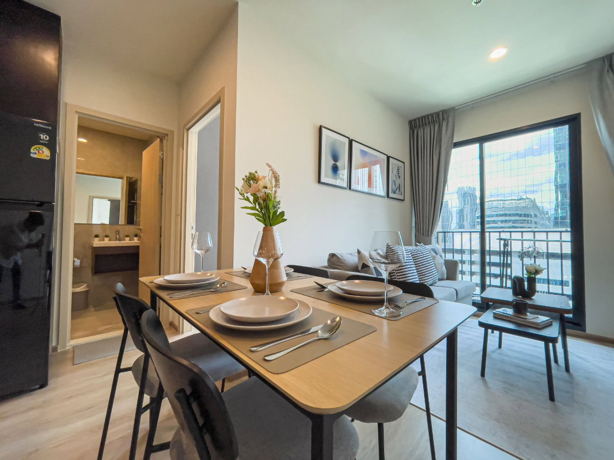 รูป ให้ขาย Nue District R9 — 2 ห้องนอน | MRT พระราม 9 | Fully Furnished GTN-1051 - รูปที่ 8/12