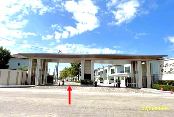 รูป บ้านเดี่ยว 68.5 ตร.วา บ้านริมสวน ซีนเนอรี่ บางนา-สุวรรณภูมิ บางพลี สมุทรปราการ 8M - รูปที่ 6/15