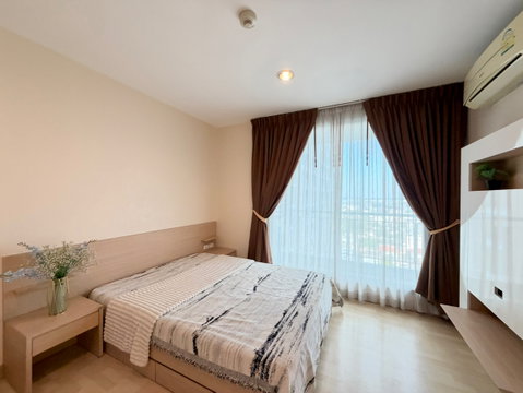Ready to move in❗️"𝐑𝐡𝐲𝐭𝐡𝐦-𝐑𝐚𝐭𝐜𝐡𝐚𝐝𝐚" 1 Bedroom 46 Sq.m. High floor Near : MRT-Ratchadapisek
