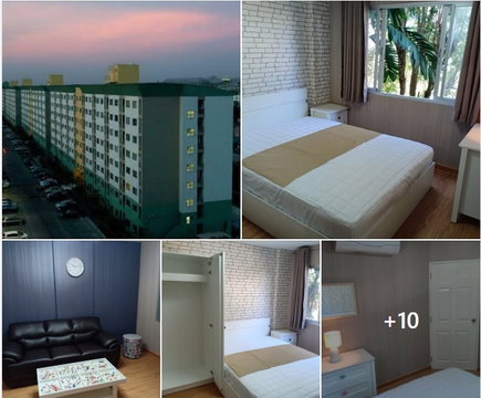 ลุมพินี คอนโดทาวน์ บดินทรเดชา - รามคำแหง / กั้นห้องนอน