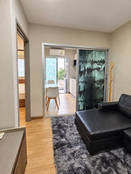 🔥 ให้เช่า BE Condo ห้องใหญ่ 30 ตร.ม. ใกล้ ม.กรุงเทพ เพียง 9,000/เดือน
