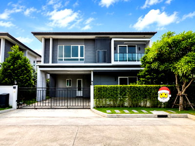 เช่าบ้านเดี่ยว ปทุมธานี : 🏡✨ ให้เช่า บ้านเดี่ยวสไตล์ MUJI Centro Phahon–Vibhavadi 2 4 ห้องนอน 4 ห้องน้ำบ้านหลังมุม ติดสวนสาธารณะ | พื้นที่ใหญ่พิเศษ 67 ตร.ว.