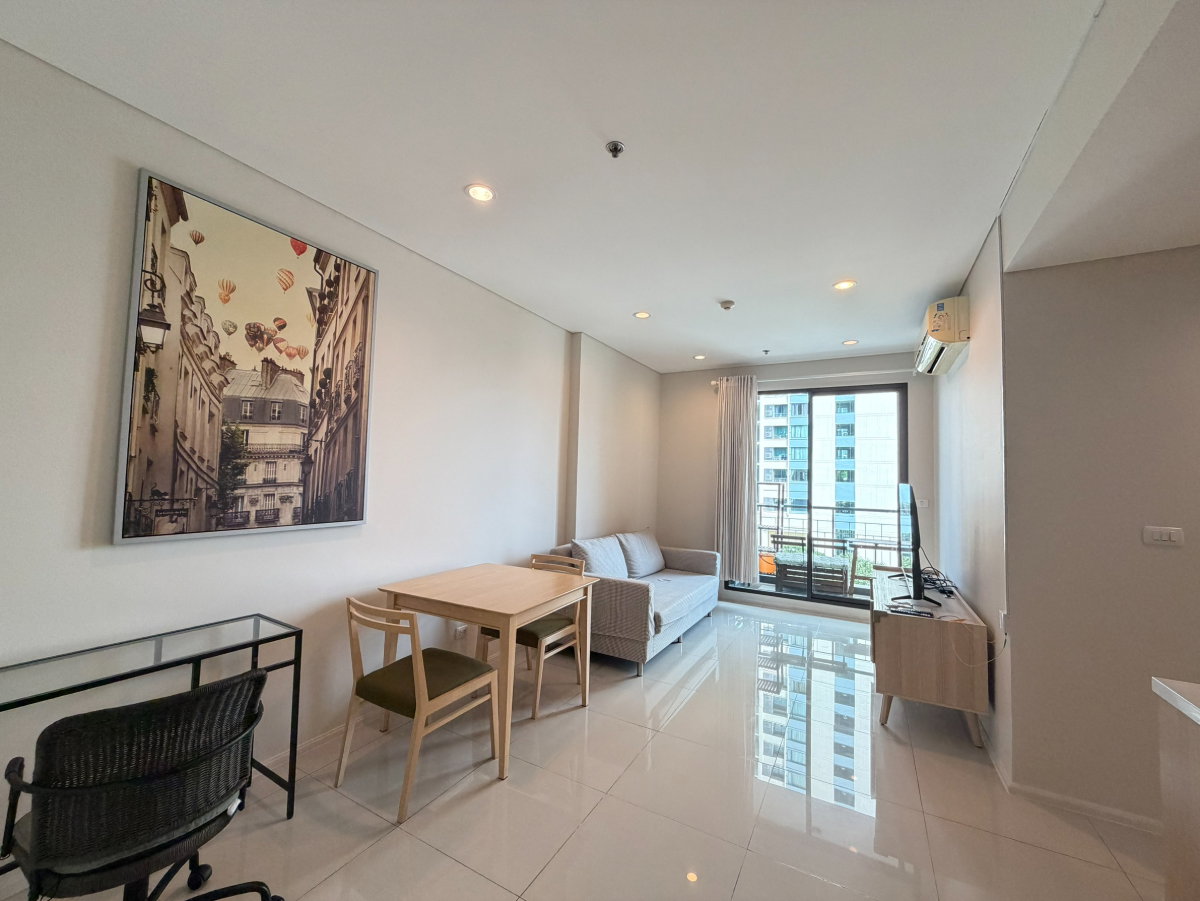 รูป ให้เช่า Villa Asoke — 1 ห้องนอน | MRT เพรชบุรี | Fully Furnished  [GTN-1031] - รูปที่ 5/11