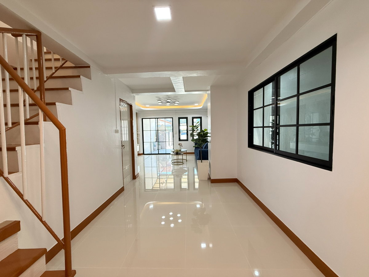 รูป บ้านเดี่ยว ทำเลดี ต้นโครงการ แต่งใหม่ หมู่บ้านอมรทรัพย์ ราคาถูก ถนนอยู่วิทยา 18 กระทุ่มราย ถนนเมน หนองจอก - รูปที่ 8/27