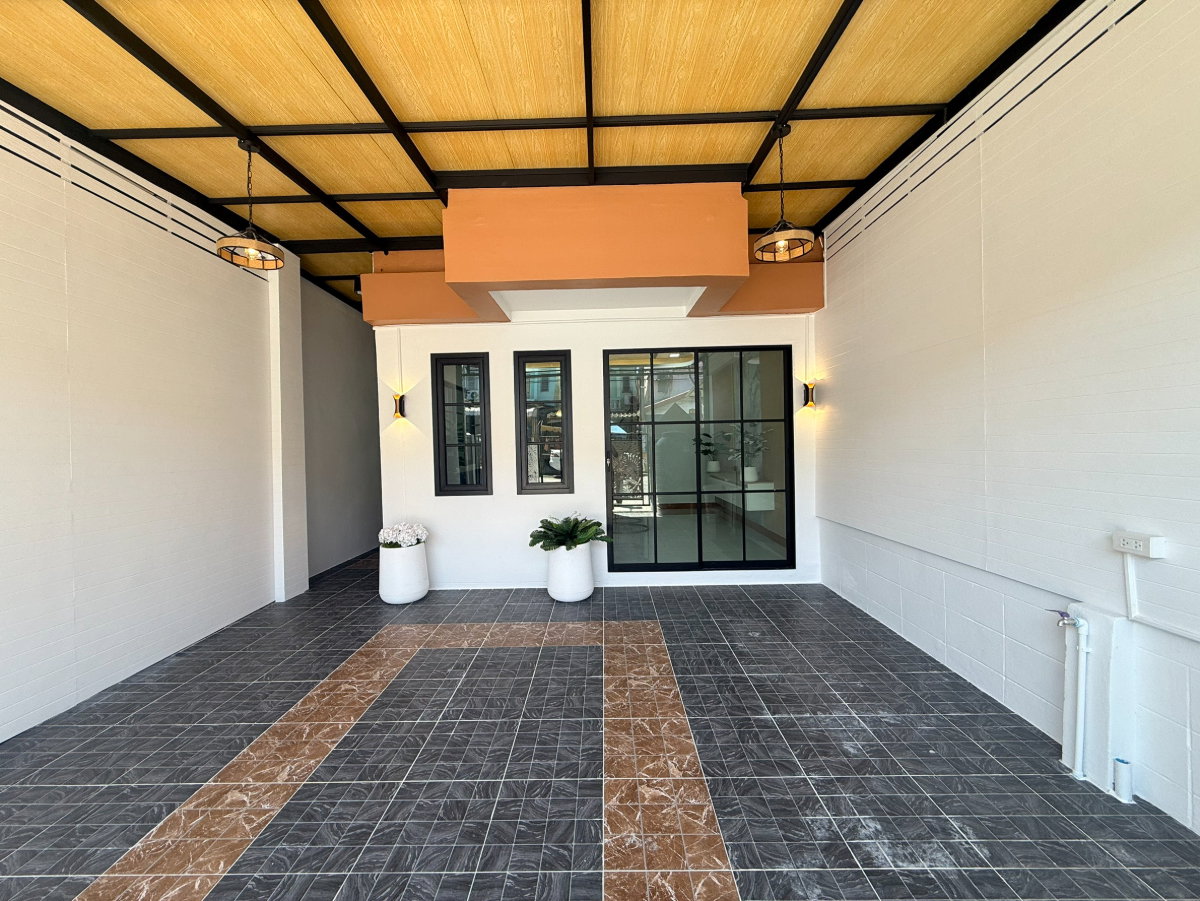 รูป บ้านเดี่ยว ทำเลดี ต้นโครงการ แต่งใหม่ หมู่บ้านอมรทรัพย์ ราคาถูก ถนนอยู่วิทยา 18 กระทุ่มราย ถนนเมน หนองจอก - รูปที่ 4/27