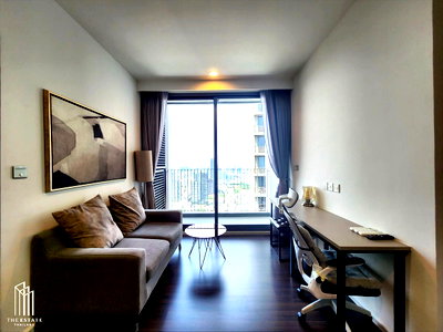 ขายคอนโด : ขายพร้อมผู้เช่า Whizdom Inspire Sukhumvit ห้องชั้นสูง ได้วิวเมืองกรุงเทพฯแบบเต็มตา และวิวโค้งแม่น้ำเจ้าพระยา @9MB