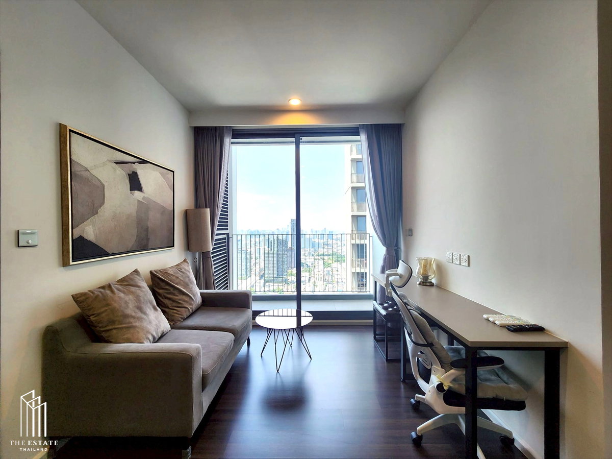 รูป ขายพร้อมผู้เช่า Whizdom Inspire Sukhumvit ห้องชั้นสูง ได้วิวเมืองกรุงเทพฯแบบเต็มตา และวิวโค้งแม่น้ำเจ้าพระยา @9MB - รูปที่ 1/15