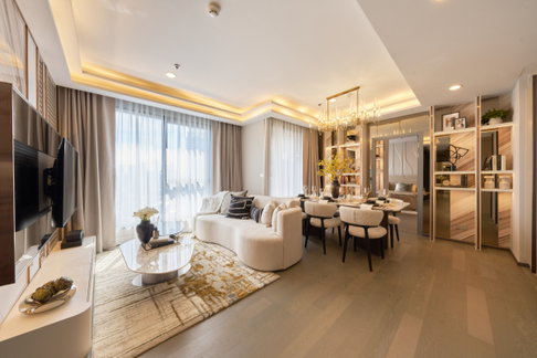 Coco parc Rama 4, 3 bedrooms, beautiful view, high floor, fully furnished.