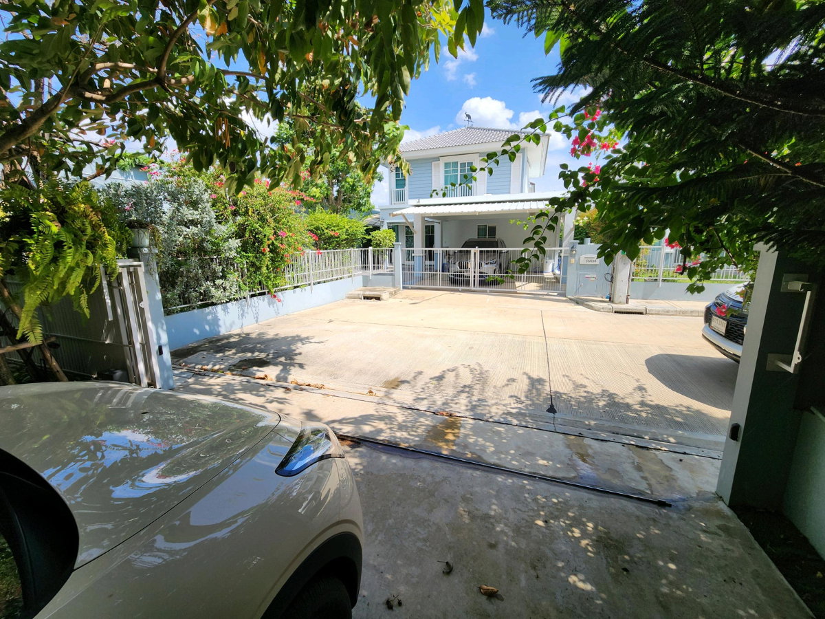 รูป ขายบ้านเดี่ยว ม.วิลลาจิโอ ปิ่นเกล้า - ศาลายา (Villaggio Pinklao - Salaya) บ้านสวย สภาพดี แปลงริม ดิน 55.9ตรวา. 3ห้องนอน 3น้ำ แต่งครบ เพียง 5.19MB - รูปที่ 4/55