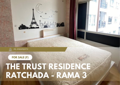 Urgent Sale 📍 The Trust Residence Ratchada - Rama 3 📍 Fully furnished and equipped with appliances; near BTS Chong Nonsi.