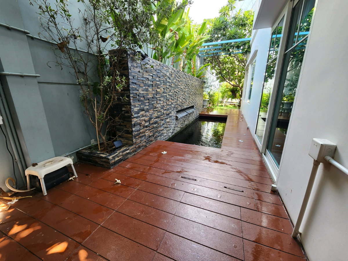 รูป ขายบ้านเดี่ยว ม.วิลลาจิโอ ปิ่นเกล้า - ศาลายา (Villaggio Pinklao - Salaya) บ้านสวย สภาพดี แปลงริม ดิน 55.9ตรวา. 3ห้องนอน 3น้ำ แต่งครบ เพียง 5.19MB - รูปที่ 8/55