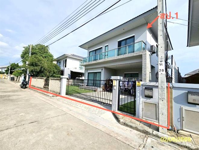 รูป บ้านเดี่ยว 68.5 ตร.วา บ้านริมสวน ซีนเนอรี่ บางนา-สุวรรณภูมิ บางพลี สมุทรปราการ 8M - รูปที่ 2/15