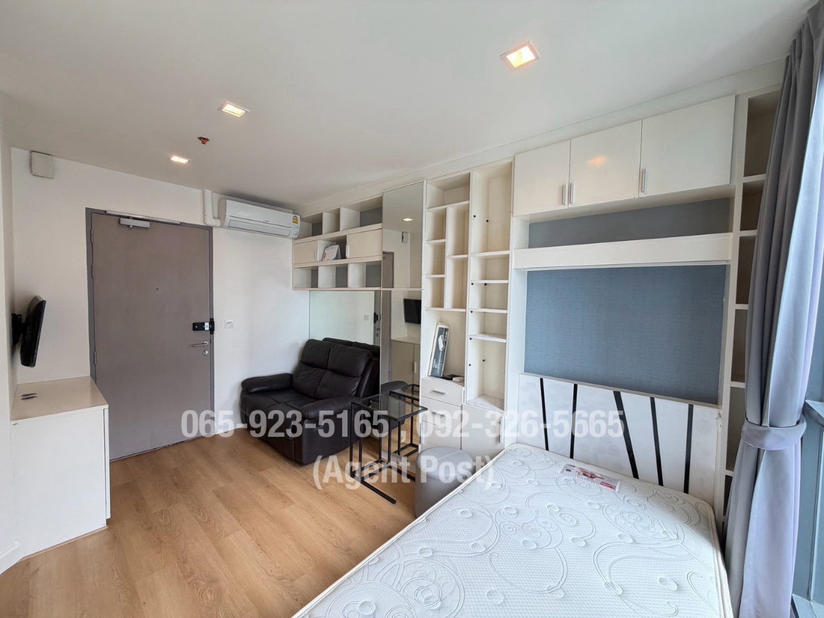 รูป 🔥เช่าด่วน 12k รีโนเวทใหม่ พร้อมอยู่🔥 Ideo Mobi Sukhumvit 81 ติด BTS อ่อนนุช (Studio 22 ตร.ม.)  - รูปที่ 2/6